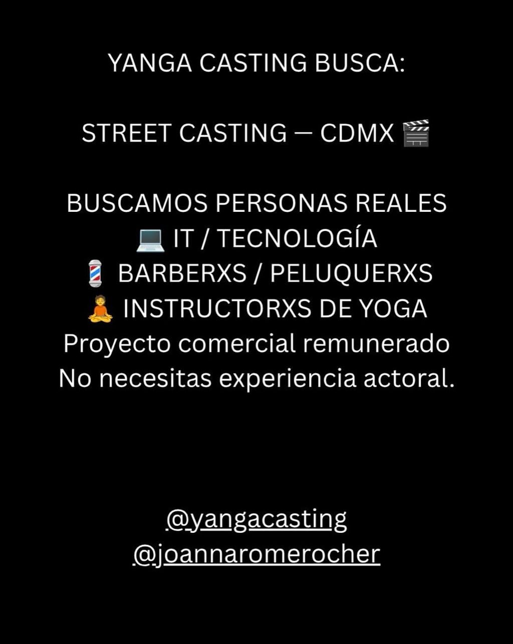 Audition: STREET CASTING — CDMX Hello